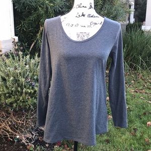 LulaRoe 🦄 Solid Gray Long-Sleeve